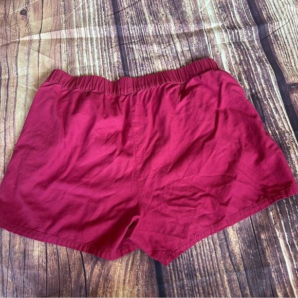 Red Madewell Linen Shorts Size M - Picture 4 of 6